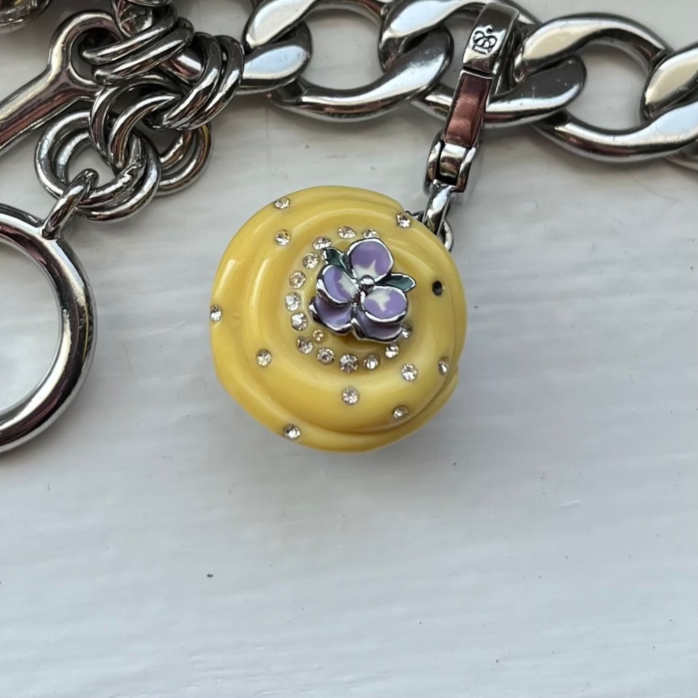Juicy Couture Bling Yellow Cupcake Charm